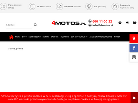 '4motos.pl' screenshot