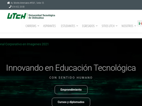 'cuauhtemoc.utch.edu.mx' screenshot