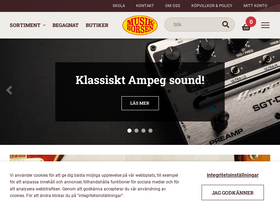 'musikborsen.se' screenshot