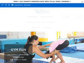waitakeregymnastics.co.nz homepage screenshot