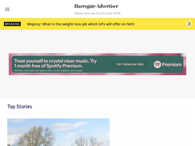 'harrogateadvertiser.co.uk' screenshot