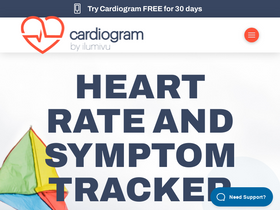 'cardiogram.com' screenshot