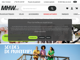 'mhw-bike.fr' screenshot