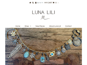 lunalilijewelry.com homepage screenshot
