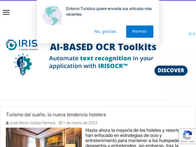 'entornoturistico.com' screenshot