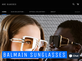 abcglasses.com homepage screenshot