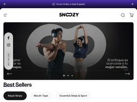 snoozyofficial.com homepage screenshot