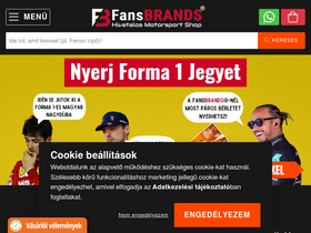 'fansbrands.hu' screenshot