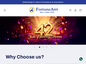 shopfortunearrt.com homepage screenshot