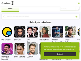 'criadoresid.com' screenshot