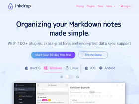 'inkdrop.app' screenshot