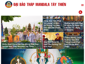'daibaothapmandalataythien.org' screenshot