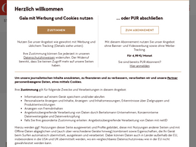 'gala.de' screenshot