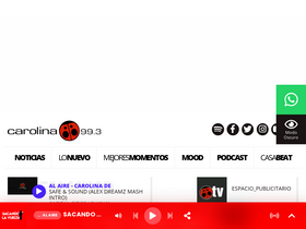 'carolina.cl' screenshot