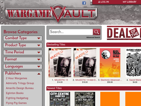 'wargamevault.com' screenshot