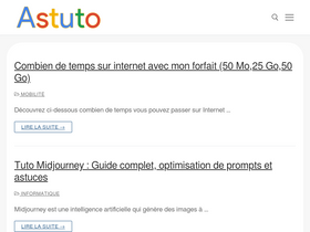 'astuto.fr' screenshot