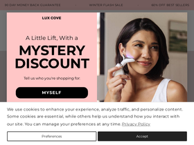 Lux Cove website screenshot