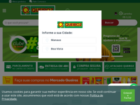 'lojasqueiroz.com.br' screenshot