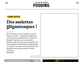 'lefooding.com' screenshot