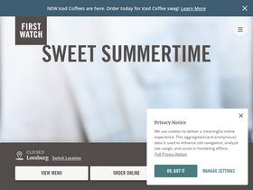 'firstwatch.com' screenshot
