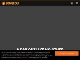 'longleat.co.uk' screenshot