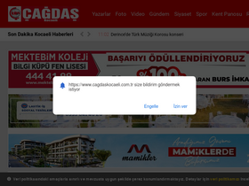 'cagdaskocaeli.com.tr' screenshot