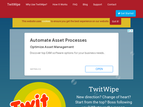 'twitwipe.com' screenshot