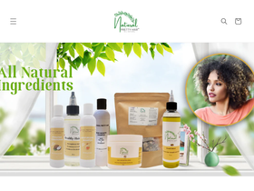 naturalprettyproducts.com homepage screenshot