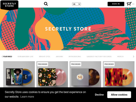 'secretlystore.com' screenshot