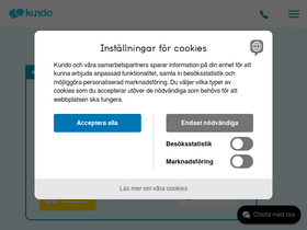 'kundo.se' screenshot
