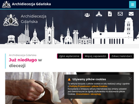 'diecezja.gda.pl' screenshot
