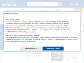 'moniteurautomobile.be' screenshot