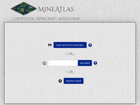 'mineatlas.com' screenshot
