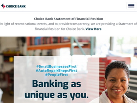'bankwithchoice.com' screenshot