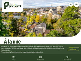 'poitiers.fr' screenshot