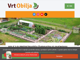 'vrtobilja.si' screenshot