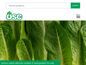 'oscseeds.com' screenshot