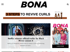 'bona.co.za' screenshot