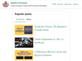 'dmitripavlutin.com' screenshot