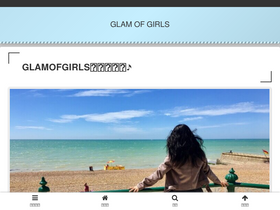 'glamofgirls.com' screenshot