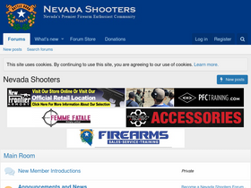 'nevadashooters.com' screenshot