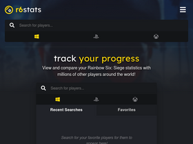 'r6stats.com' screenshot