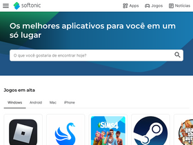 'softonic.com.br' screenshot