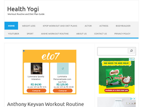 'health-yogi.com' screenshot