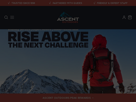 'ascentoutdoors.com' screenshot