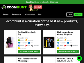 'ecomhunt.com' screenshot