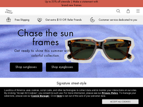 'vogue-eyewear.com' screenshot