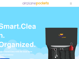 airplanepockets.com homepage screenshot