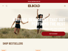 bboldnatural.co.nz homepage screenshot