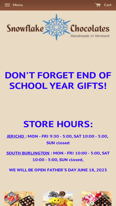 snowflakechocolate.com